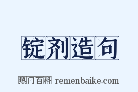 锭剂造句是什么意思的图片